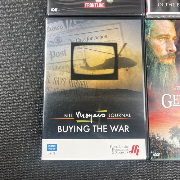 Lot of 4‎ War DVDs - Gettysburg Holst Bleak Midwinter Buying The War Bush PBS - Picture 5 of 13